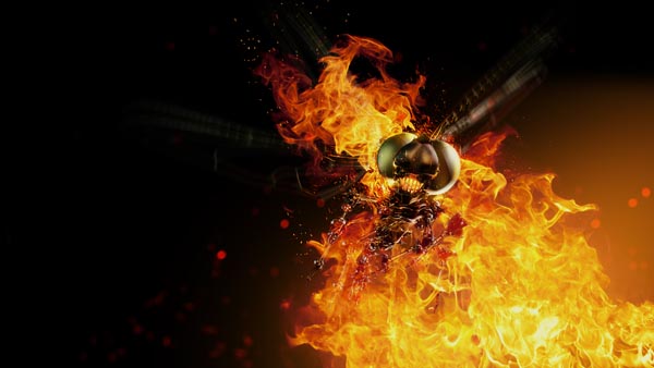 3D Design and Animation for Imaginary Vodka Brand Blazing Dragonfly Commercial