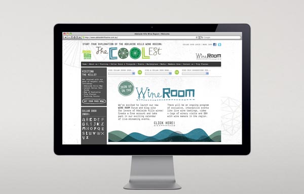 Adelaide Hills Wine Region - Web Design by Voice