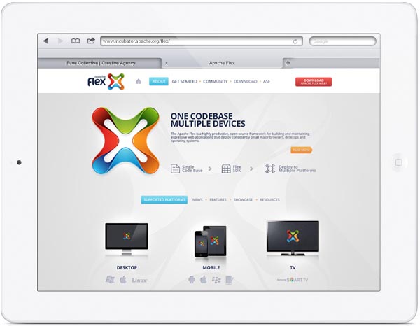 Apache Flex - Web Design Concept by Fuse Collective