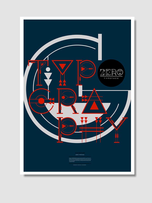CS Zero - Graphic Experimental Typeface