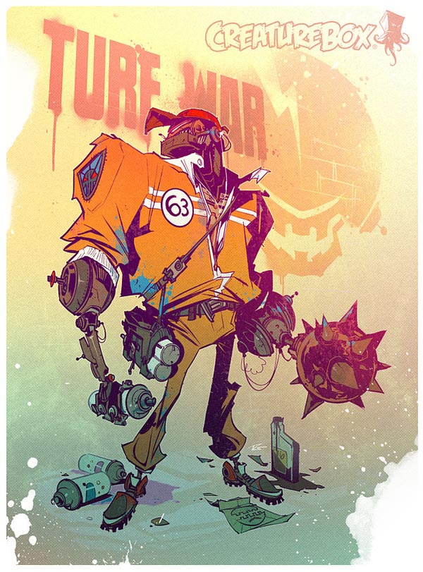 Robot Character Design by CreatureBox