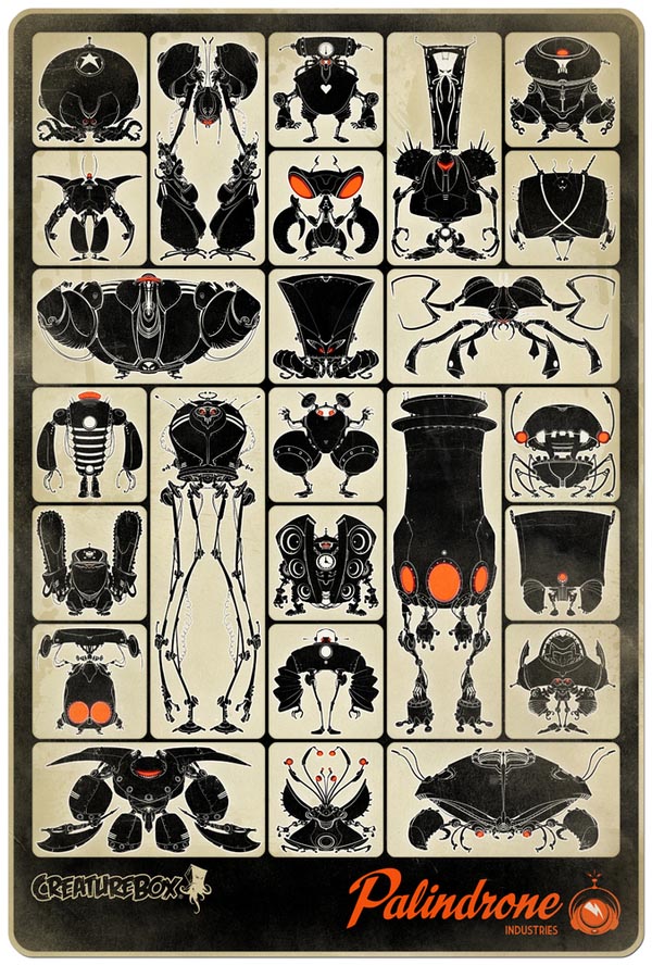 Robots Character Design and Illustrations by CreatureBox