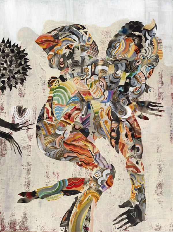 Chronical - Collage on Canvas by Artist Robert Hardgrave