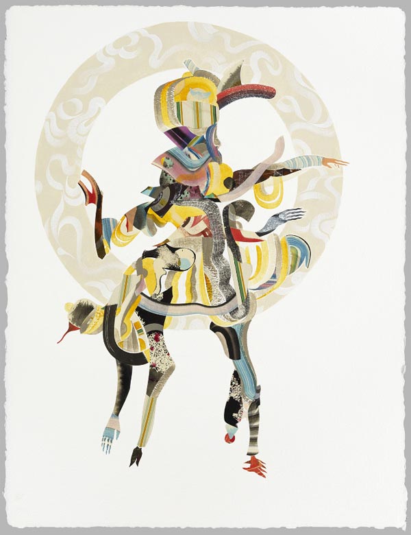Continuum - Collage on Paper by Artist Robert Hardgrave
