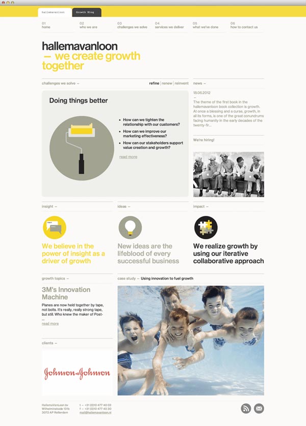 HallemaVanLoon Website - Web Development by Mauva