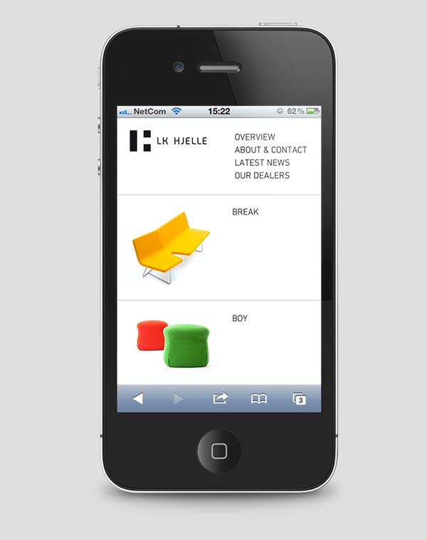LK Hjelle Mobile Website Design by Heydays