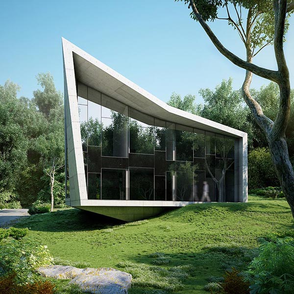 Modern Edgy Architecture - The Edge House by STARH Stanislavov Architects