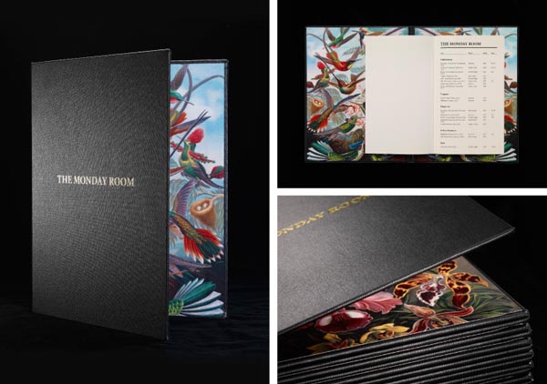 The Monday Room - 19th Century Identity - Menu