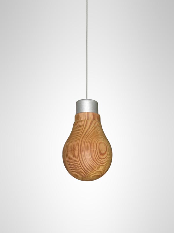 Wooden Light Bulb - Product Design by Ryosuke Fukusada