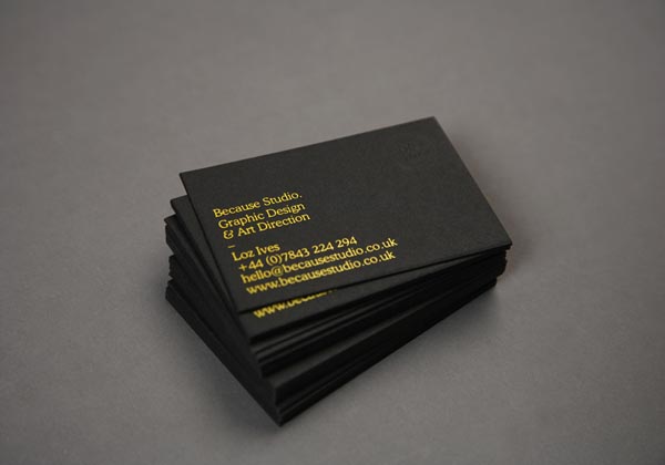 Because Studio Business Card