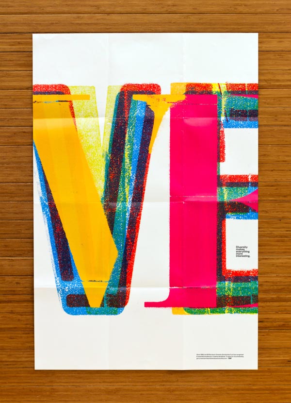 Bill Bernbach Typographic Poster Series