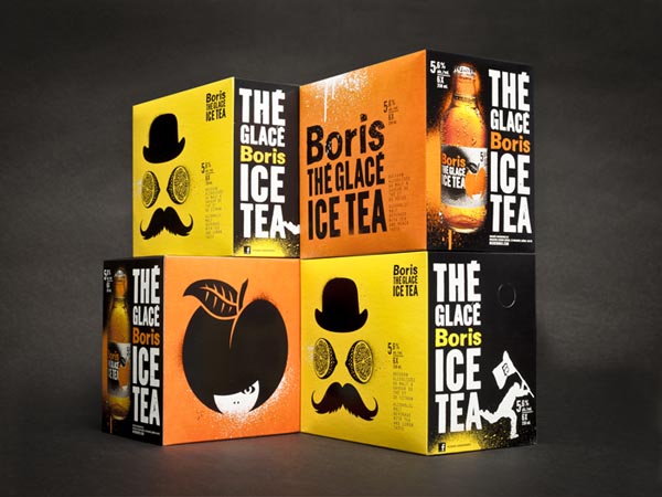 Boris Ice Tea Package Design by lg2 boutique Boris Ice Tea Package Design by lg2 boutique