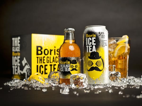 Boris Ice Tea Packaging Design by lg2 boutique Boris Ice Tea Packaging Design by lg2 boutique