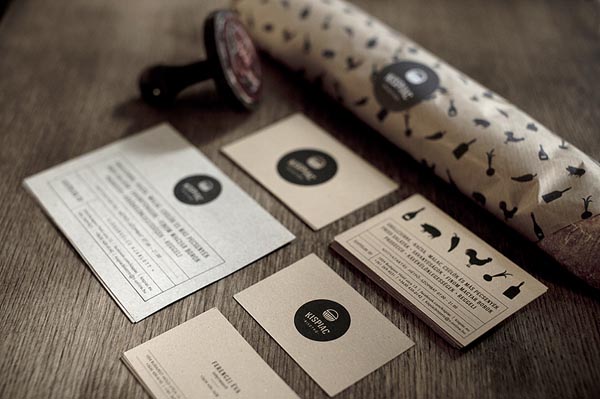 Brand Design for small bistro Kispiac by Eszter Laki Brand Design for small bistro Kispiac by Eszter Laki