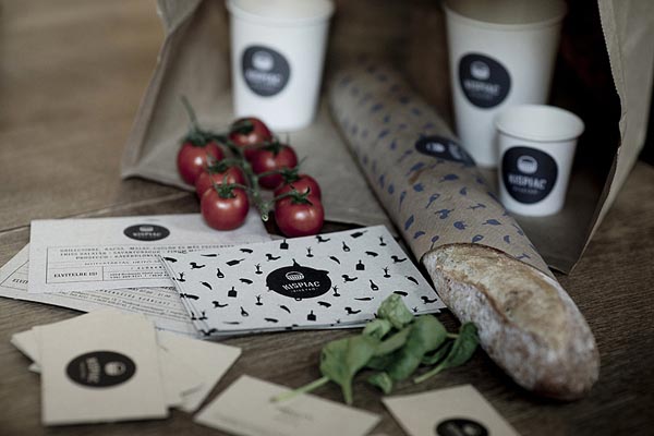 Branding and Identity Design for small bistro Kispiac by Eszter Laki Branding and Identity Design for small bistro Kispiac by Eszter Laki