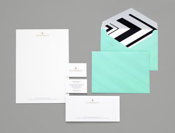 Claridges Stationary by Design Studio Construct
