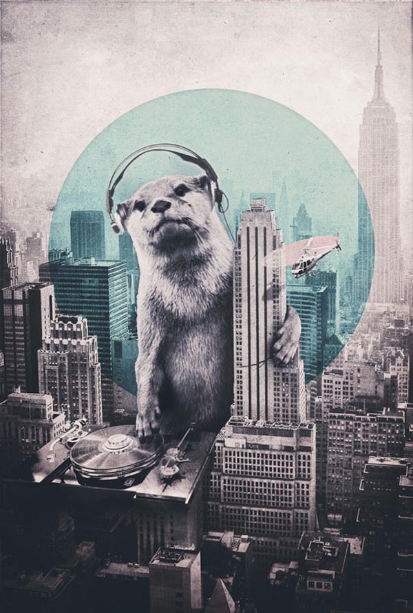 DJ 3 - Mixed Media Artwork by Ali Gulec