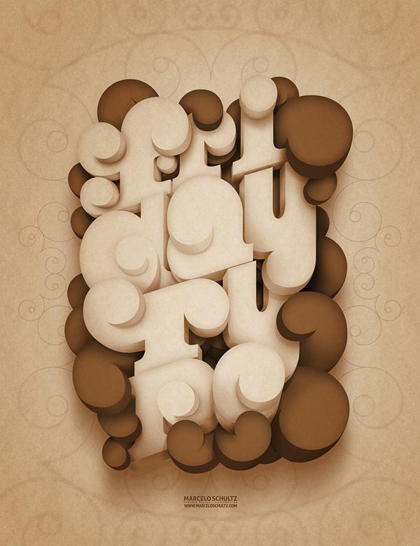 Friday Type - Personal Typography project by Marcelo Schulz