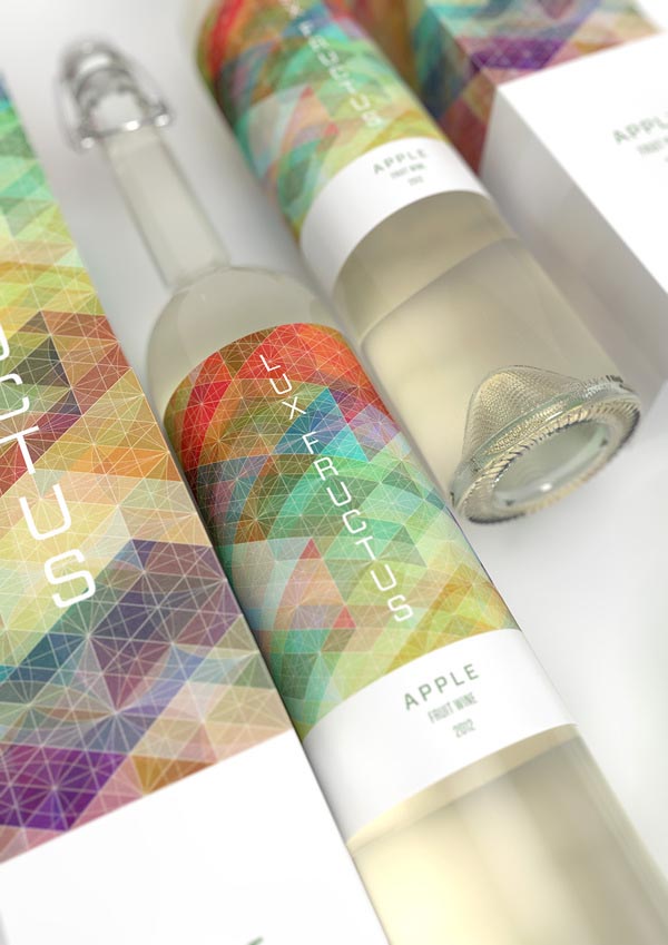 Fruit Wine Concept Packaging Design by Marcel Buerkle and Simon C Page