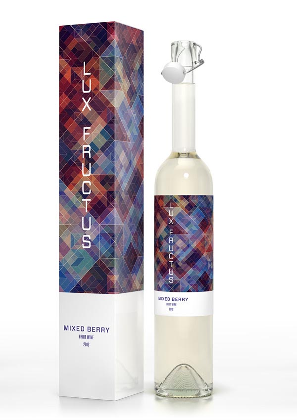 Fruit Wine Concept Packaging Design by Marcel Buerkle and Simon C Page