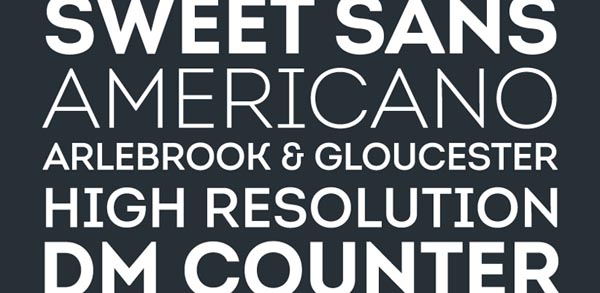 A contemporary and sturdy design for today's typography.