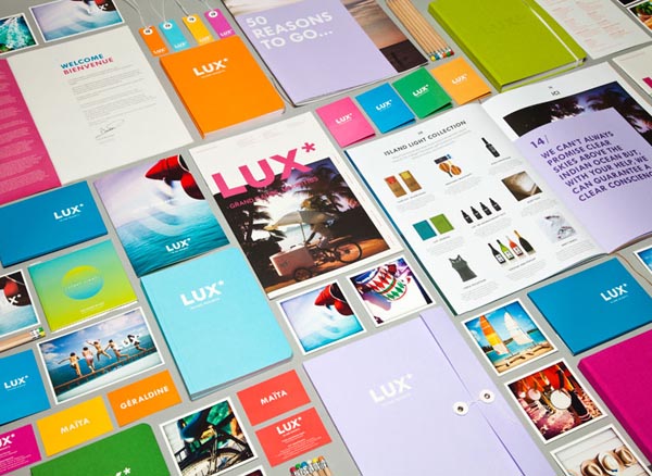 LUX Island Resorts - Identity and Packaging Design by And Smith