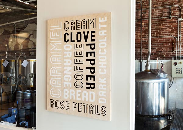 Loveland Aleworks - Plywood Poster by Manual Loveland Aleworks - Plywood Poster by Manual