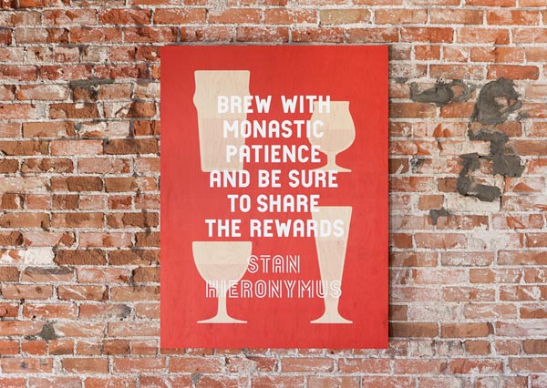 Loveland Aleworks - Plywood Poster Design by Manual Loveland Aleworks - Plywood Poster Design by Manual