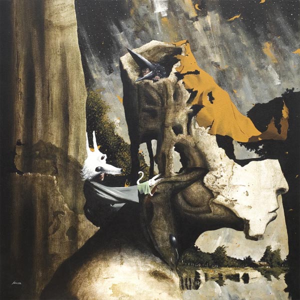 Magkalaro - Acrylic on Canvas by Rom Villaseran