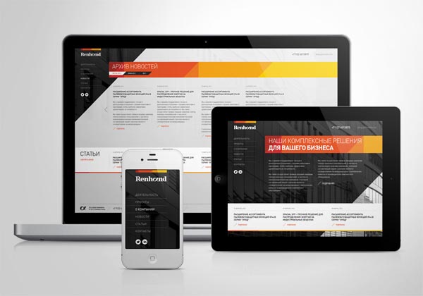 Renhand Website Design for Desktop and Mobile Version by Studio Higher