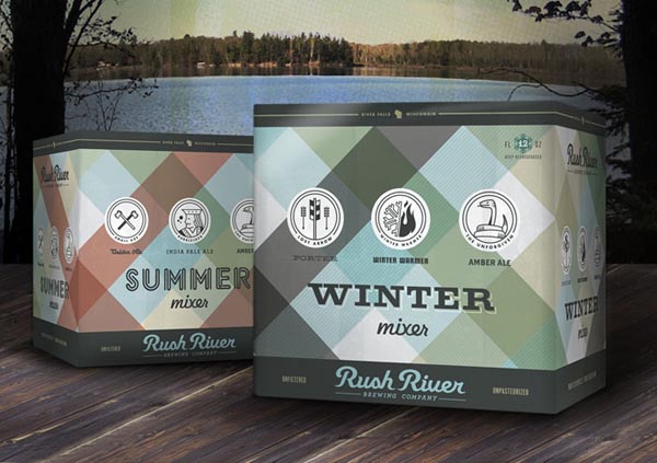 Rush River Brewery Identity Design and Packaging by Westwerk Rush River Brewery Identity Design and Packaging by Westwerk
