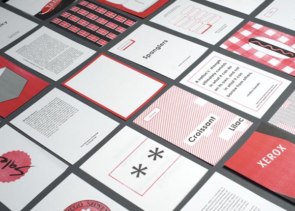 Word Formation Processes loose-leaf Book - Design by Magnus Hearn