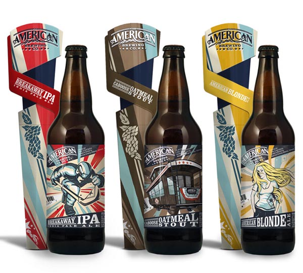 American Brewing Company - Brand Design and Packaging by Taphandles American Brewing Company - Brand Design and Packaging by Taphandles