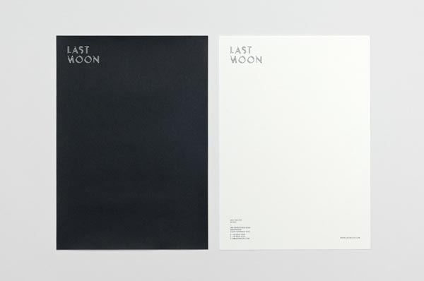 Last Moon Stationery by Graphic Designer Tomas Sabbatucci Last Moon Stationery by Graphic Designer Tomas Sabbatucci