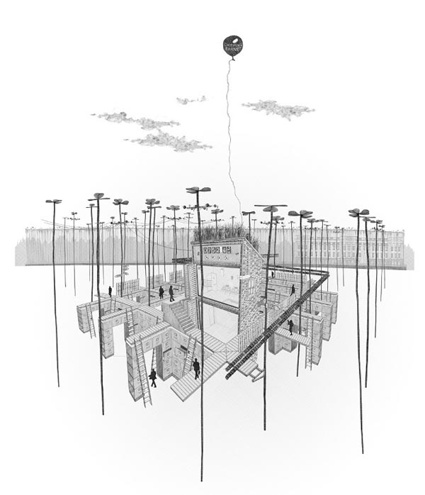 The War Rooms Futuristic Illustrations by Ned Scott The War Rooms Futuristic Illustrations by Ned Scott