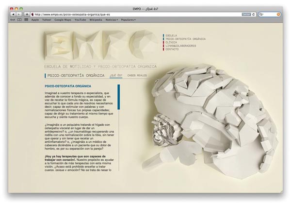 Website for EMPO by Li Siento Studio