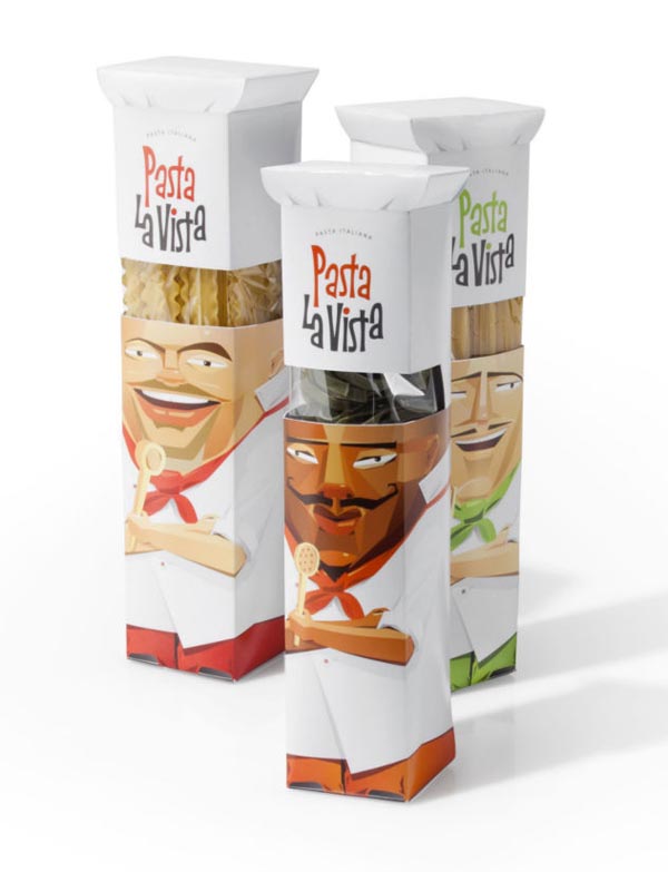 Brand and Package Design for Pasta La Vista by Andrew Gorkovenko