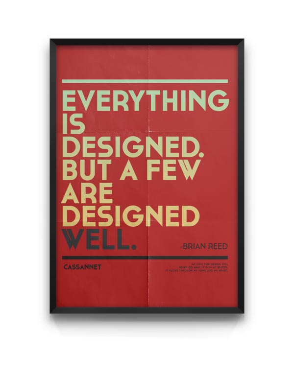 Cassannet - Typeface Poster Design by Moe Pike Soe
