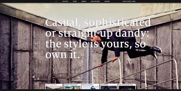 Cruyff Classics brand website design by SuperBruut