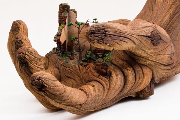 Cycle of Decay - Ceramic Hand Sculpture