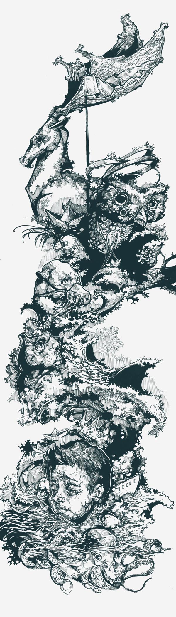 Drawing by Viktor Miller-Gausa