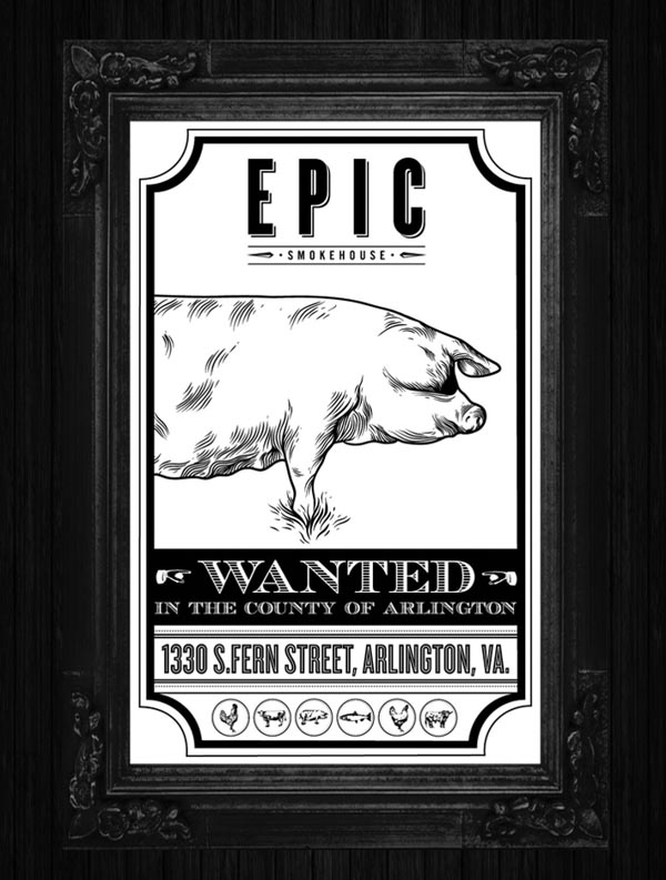 Epic Smokehouse Illustration and Graphic Design by Rock3RS