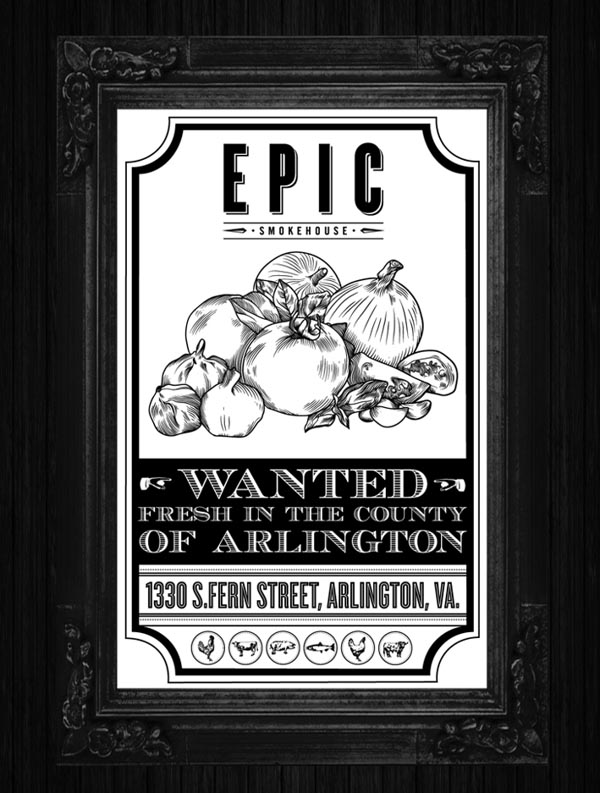 Epic Smokehouse Illustration and Graphic Design by Rock3RS