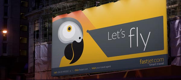 FastJet Banner Ad - Airline Brand Identity by SomeOne FastJet Banner Ad - Airline Brand Identity by SomeOne