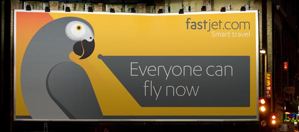 FastJet Banner Ad - Airline Brand Identity by SomeOne FastJet Banner Ad - Airline Brand Identity by SomeOne