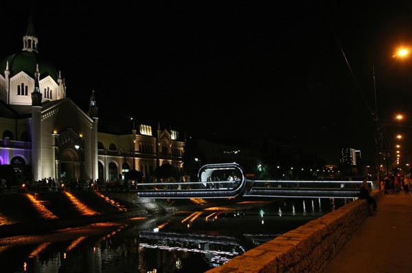Festina Lente Looping Bridge at the Academy of Fine Arts in Sarajevo