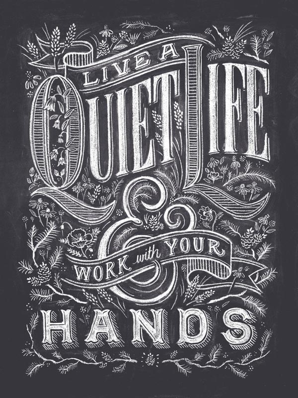 Lettering Poster Design by Dana Tanamachi - Black Licorice Lettering Poster Design by Dana Tanamachi - Black Licorice