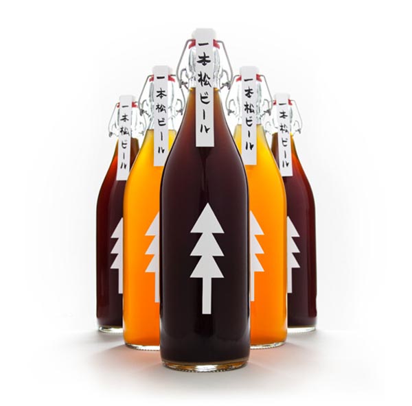 One Pine Tree Beer Packaging Design by Kota Kobayashi