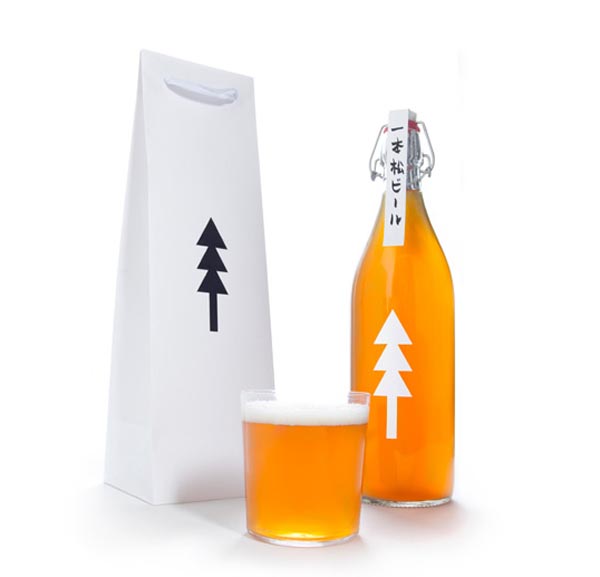 One Pine Tree Beer Packaging Design by Kota Kobayashi