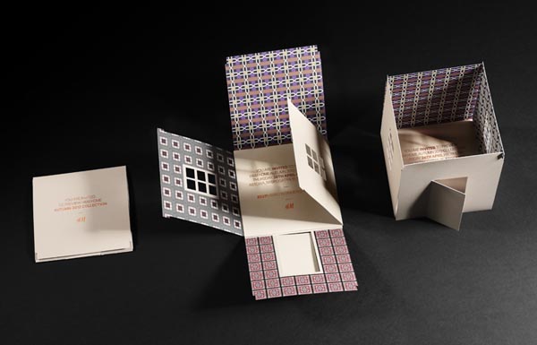 Printed Material and Invite by Studio Bold for H&M Showcase 2012 Event